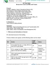 Scottish Forestry Senior Operations Group (SOG) notes - 24 April 2024